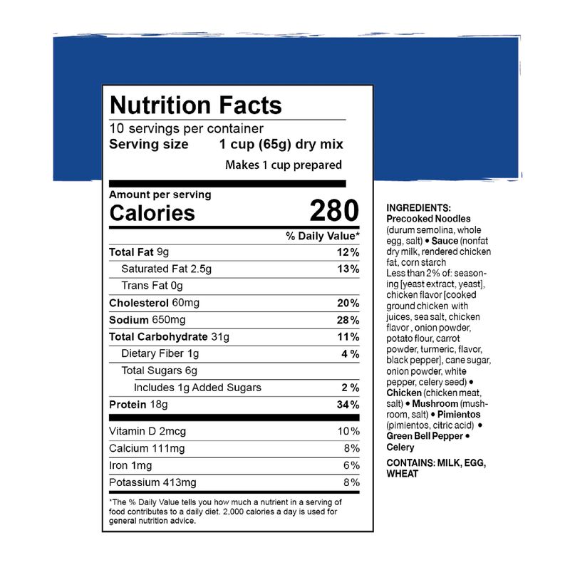 Homestyle Chicken Noodle Casserole | Mountain House Freeze Dried Food Can, , large image number 2
